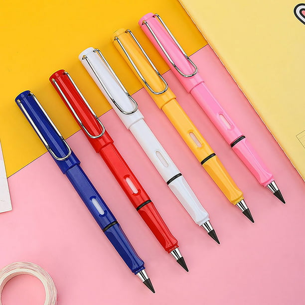Erasable Durable Home Office Ink-free Signing Pen Pencil Metal Inkless Pen